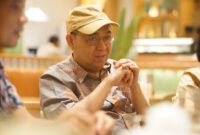 Ketua Komunitas Garuda Asta Cita Nusantara (KGACN), Muh.Burhanuddin didampingi Erlambang Trisakti. (Foto: Istimewa).