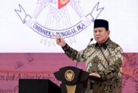 Presiden Prabowo Subianto membatalkan kenaikan taruf PPN 12% di Tahun Baru 2025. (Foto: Dok. Setneg/Ist).