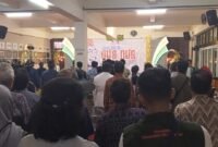 Haul ke-15 Gus Dur yang diselenggarakan oleh Gusdurian Wonosobo pada Sabtu (25/1/2025) di Aula Gereja Santo Paulus menjadi momentum penting untuk memperkuat solidaritas lintas agama. (Foto: Suara Realitas).