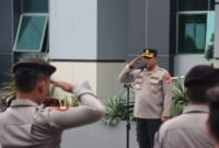 Wakapolresta Tangerang Pimpin Apel Pagi, Tekankan Tanggung Jawab dalam Bertugas 
(foto:istimewa/Suararealitas.co)