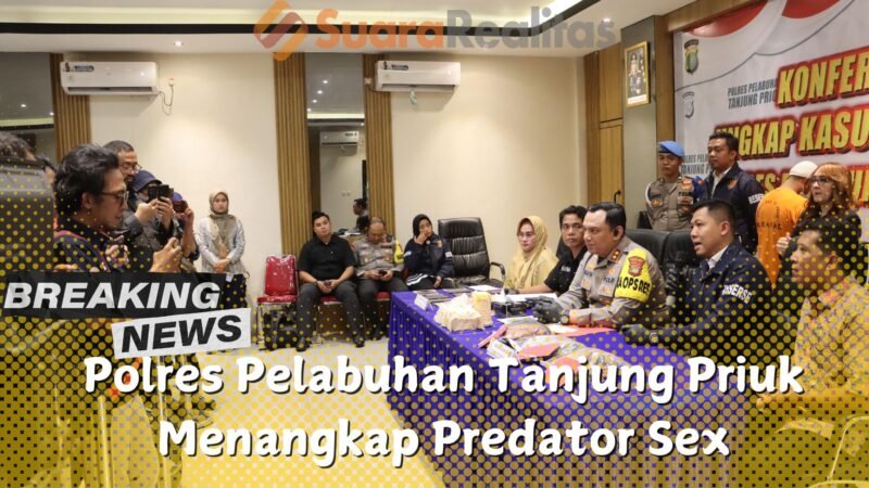 Konferensi Pers Polres Pelabuhan Tanjung Priuk (foto:Suararealitas)