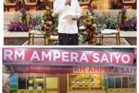 Rumah makan Ampera saiyo Cisauk kabupaten Tangerang menjaga keberkahan ramadhan dengan tidak menjual nasi Padang siang hari (foto istimewa SR)