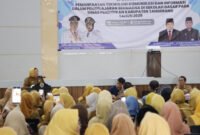 Wabup mengingatkan, kemajuan teknologi yang begitu pesat menuntut semua pihak untuk lebih inovatif dan kreatif dalam memanfaatkannya termasuk di sektor Pendidikan. Namun, teknologi hanya alat bantu. Peran utama tetap berada di tangan para guru. (foto:istimewa)