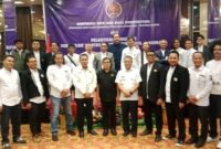 Pengurus Persatuan Wartawan Indonesia (PWI) Kota Tangerang periode 2025-2028 resmi dilantik dalam Konferkotlub. (Foto: Istimewa).