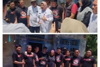 Wabup Intan Nurul Hikmah didampingi Camat, Kades Kedung dan Muspika Kecamatan tinjau RTLH didesa Kedung (foto:istimewa/SuaraRealitas.co)