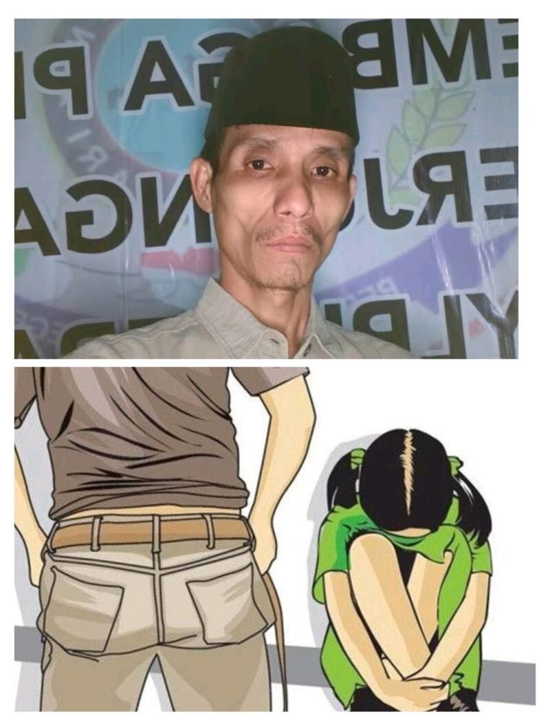 Ustad Ahmad Rustam, kepala keagamaan lembaga masyarakat peduli indonesia (LPMI) marcab kabupaten Tangerang menyatakan dengan tegas bahwa perbuatan sebut adalah kejahatan besar dan melanggar syariat agama juga hukum negara (foto:istimewa)