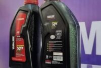 POWER XP MATIC: varian baru oli Yamalube yang resmi di rilis di PRJ. (Foto: news.devilo.co/Akbar).