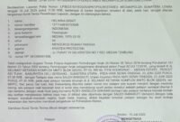 POTRET: bukti surat pelaporan dugaan tndak pidana kejahatan perlindungan anak ke Polrestabes Medan. (Foto: Istimewa).