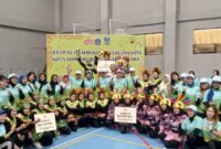 POTRET: festival olahraga rakyat cabang Senam Kreasi Ondel-ondel resmi dibuka oleh Pemkot Jakarta Utara. (Foto: Istimewa).