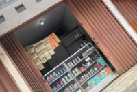 POTRET: penampakkan toko berkedok kosmetik yang menjajakan obat keras terbatas atau Pil Koplo tanpa nomor izin edar (NIE). (Foto: news.devilo.co).