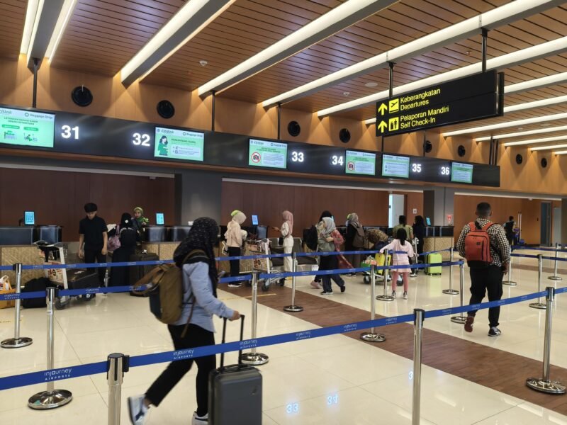 POTRET: situasi di Terminal IC Bandara Soekarno Hatta kembali layani penumpang usai revitalisasi rampung. (Foto: Istimewa).