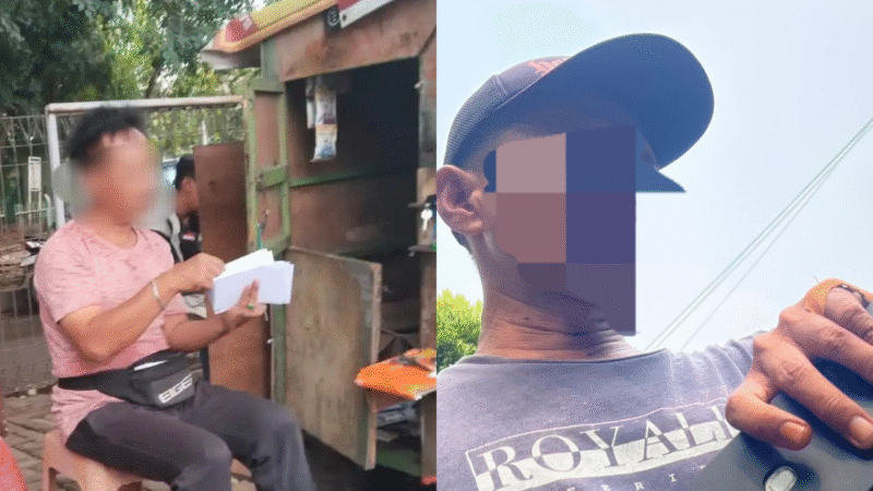 POTRET: bangunan liar berupa warung di area pelataran parkir Satpas SIM Polres Bekasi Kota diduga jadi sarang preman dan calo. (Foto: news.devilo.co)