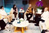 POTRET: Menteri Komunikasi dan Digital (Menkomdigi) Meutya Hafid menyambut baik Kongres Persatuan Persatuan Wartawan Indonesia (PWI) atas terpilihnya Ketua Umum PWI Pusat, Akhmad Munir bersama Ketua Dewan Kehormatan, Atal S. Depari. (Foto: Istimewa).