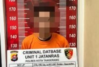 POTRET: seorang suami yang diduga lakukan KDRT terhadap istrinya berinisial EY (28). (Foto: Istimewa)