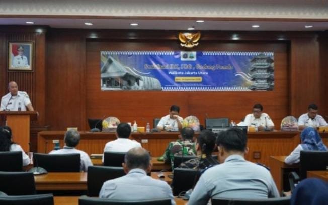 POTRET: situasi sosialisasi IRK dan PBG yang diinisiasi oleh Sudin Citata Jakarta Utara. (Foto: Istimewa)