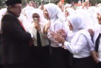 POTRET: Wagub DKI Jakarta, Rano Karno saat melantik PPPK. (Foto: Istimewa)