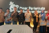 Dinas Pariwisata Kota Tangerang Selatan (Disbudpar) menerima kunjungan silaturahmi dari jajaran pengurus Persatuan Wartawan Indonesia (PWI) Kota Tangerang Selatan, Kamis 9 Oktober 2025