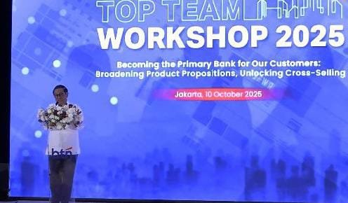 POTRET: Gubernur DKI Jakarta, Pramono Anung Wibowo saat menghadiri Top Team Workshop. (Foto: Istimewa).