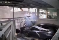 TANGKAPAN LAYAR: ledakan tabung gas 12 kg di Cengkareng Jakbar. (Foto: Capture Instagram @jakarta_newsfeature).