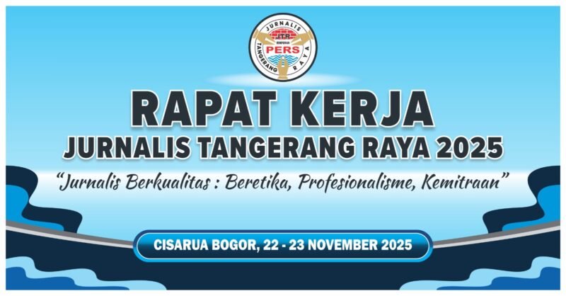 Komunitas Jurnalis Tangerang Raya (JTR) tengah mematangkan persiapan menjelang pelaksanaan Rapat Kerja (Raker) yang akan digelar pada 23–24 November 2025 di villa kawasan Puncak, Bogor.