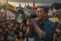 Koordinator Poros Tangerang Solid (PORTAS), Hilman Santosa, menilai anggaran itu kontradiktif dengan semangat efisiensi dan keberlanjutan yang digaungkan Pemkot Tangerang.“Kota ini bangga dengan predikat langit biru, tapi cara mengelola anggarannya masih gelap. Hampir setiap tahun uang rakyat habis untuk sewa perlengkapan tanpa meninggalkan aset apapun,” ujarnya, Rabu (12/11/2025).