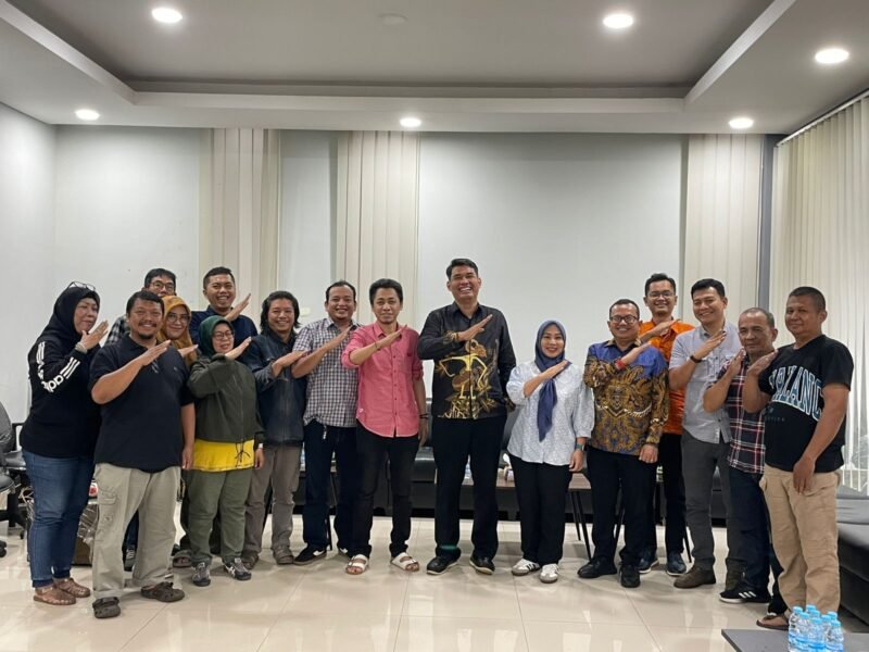 Seto berterimakasih dan mengapresiasi pengurus dan anggota PWI Kota Tangsel yang telah menerima kedatangan jajaran ATR/BPN Kota Tangsel.