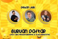 Terminal Humor,sebuah icon dunia komedi yang baru ber usia satu tahun,menggelar Kontes Video Lucu berhadiah Total Sepuluh Juta Rupiah.Pendaftaran sudah dibuka sejak 1 November 2025 dan masih terus dibuka sampai 10 Desember 2025 mendatang.