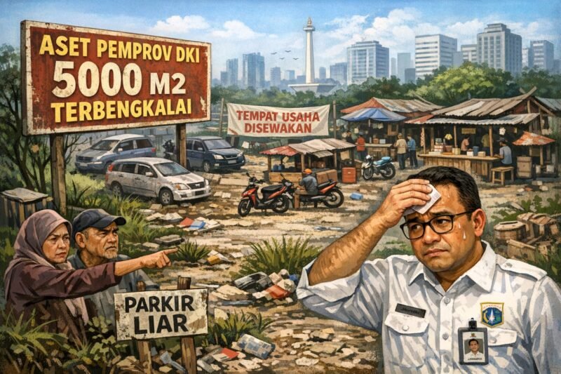 ILUSTRASI - aset Pemda DKI ditelantarkan dan dikomersilkan sejak puluhan tahun tanpa adanya penindakan maupun pemanfaatan. (Foto: Ekslusif Suara Realitas).