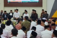 Kamenag Provinsi Banten Dr.  H. Amrullah M.Si, Wakil Gubernur Banten, Dr. Raden Ahmad Dimyati Natukusuma, Ketua Umum MUI Provinsi Banten Dr. KH. Bazari Syam, Mpd. Ketua Baznas Provinsi Banten Prop. Dr. H. Wawan Wahyudin, Ketua FKUB Dr. H. Muhamad Romli, M. Hum. Ketua Pengadilan Agama Provinsi Banten Dr. H. Yusuf Buhari SH. Msi. Danrem 06/Maulana Yusuf yang di wakili Kaserm Kolonel Inf Safannudin, Kapolda Banten
