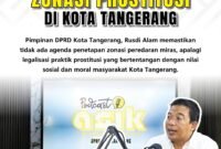 H. Rusdi Alam, S.Th.I., M.S.M memastikan tidak ada agenda pembahasan zonasi peredaran miras, apalagi legalisasi praktik prostitusi